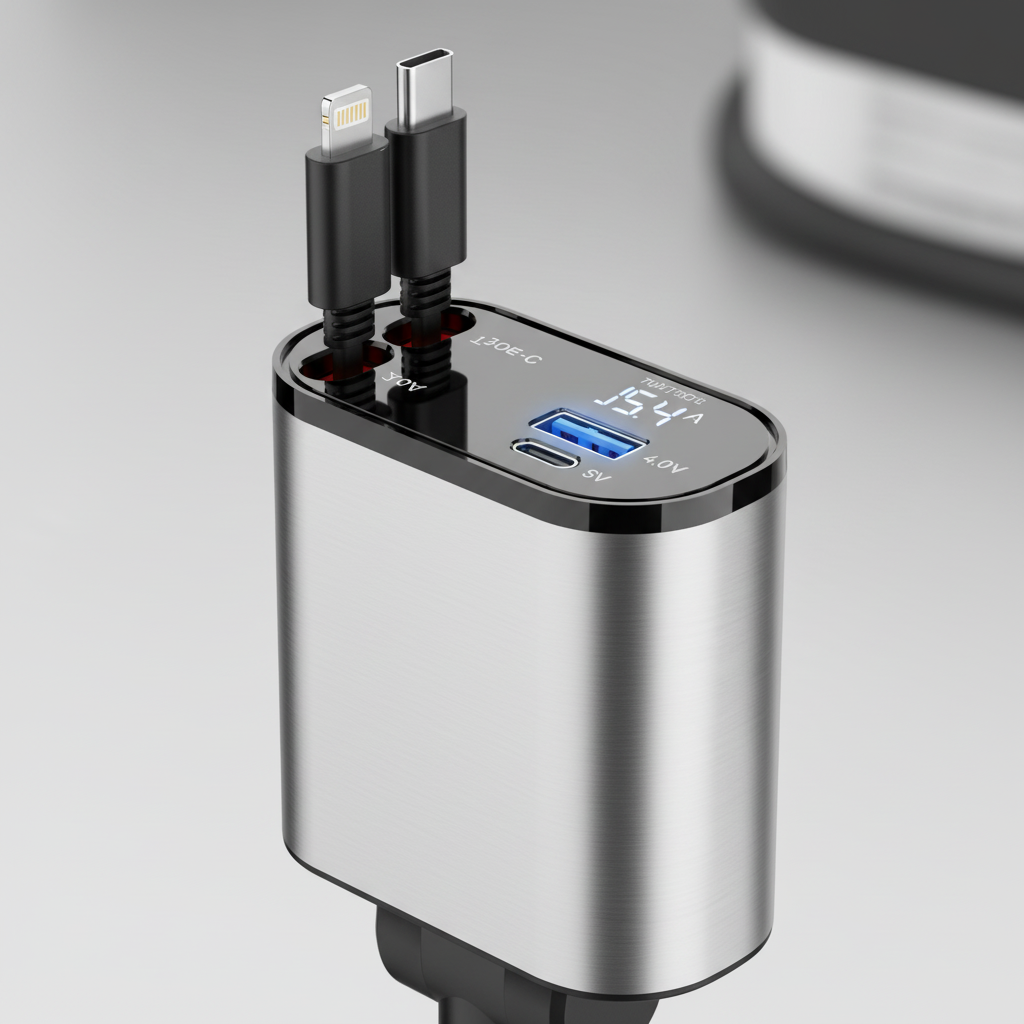 Close-Up - Metal Housing and USB-C Ports